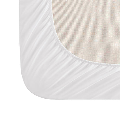 Waterproof Heated Mattress Pad - White