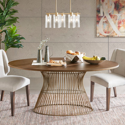 Mercer Oval Dining Table - Bronze