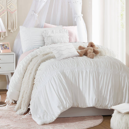 Ella Comforter Set - White