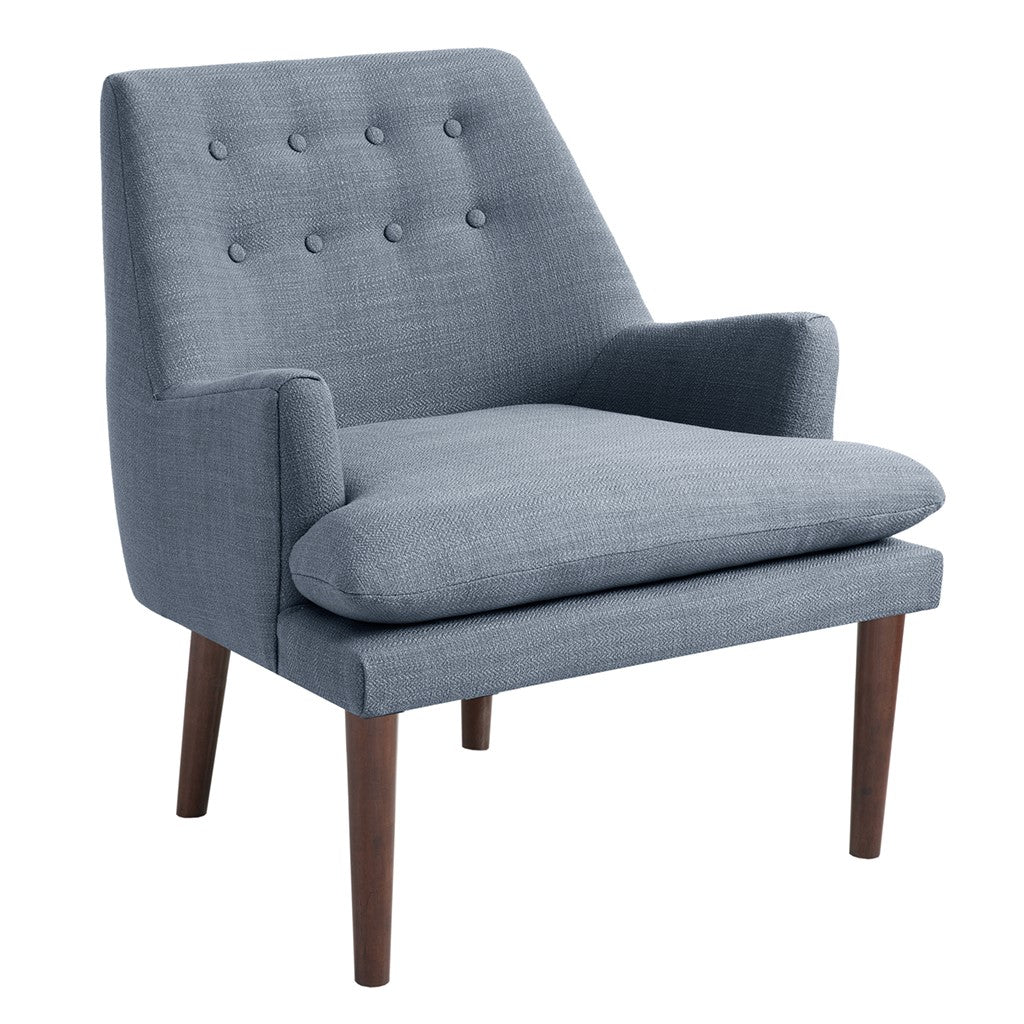 Taylor Mid-Century Blue Accent Chair