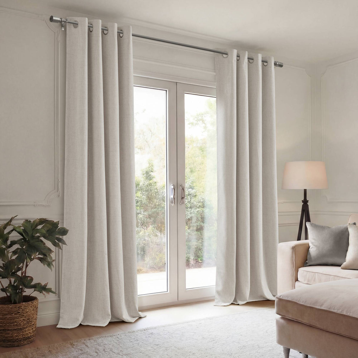 Mira Total Blackout Window Panel - Oatmeal