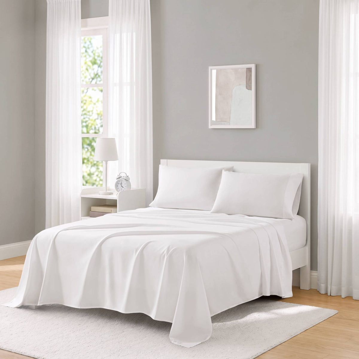 Microfiber All Season Soft Touch Sheet Set - Cream