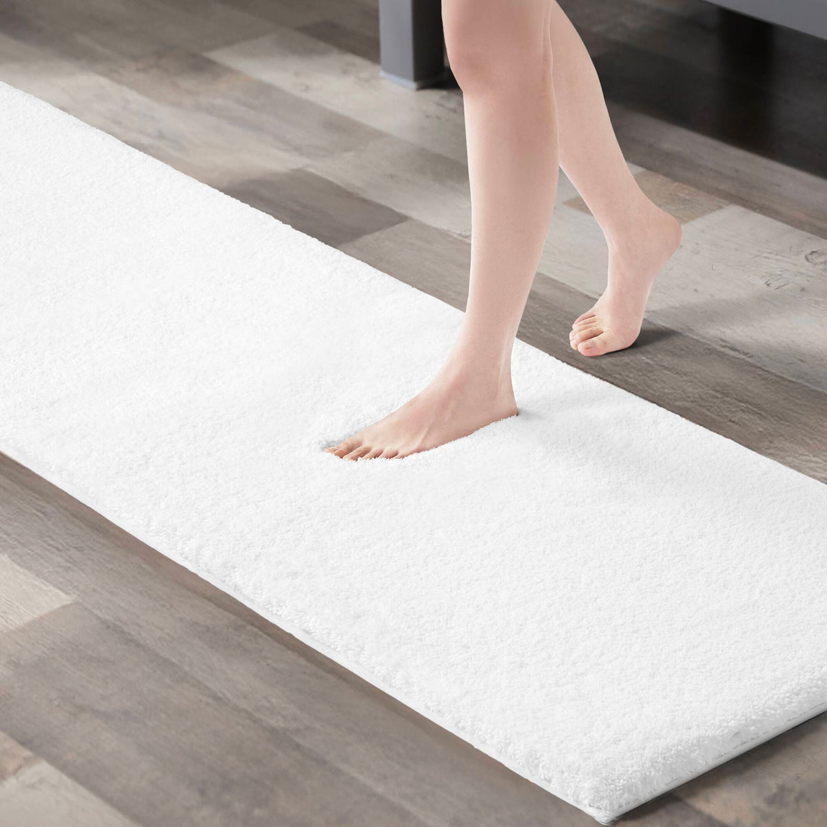 Marshmallow Bath Rug Collection - White