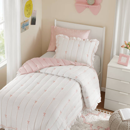 Liv Quilt Set - Pink