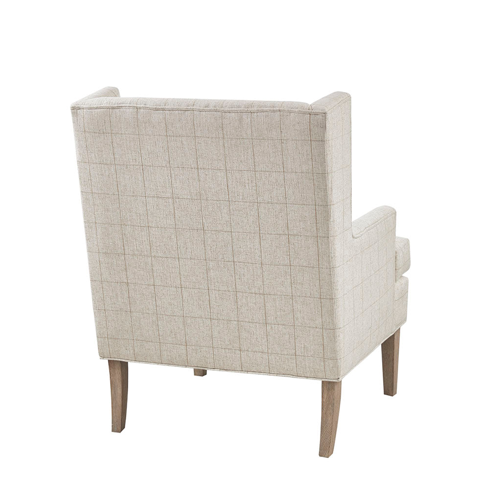 Decker Wingback Armchair - Beige
