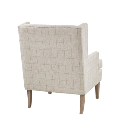 Decker Wingback Armchair - Beige
