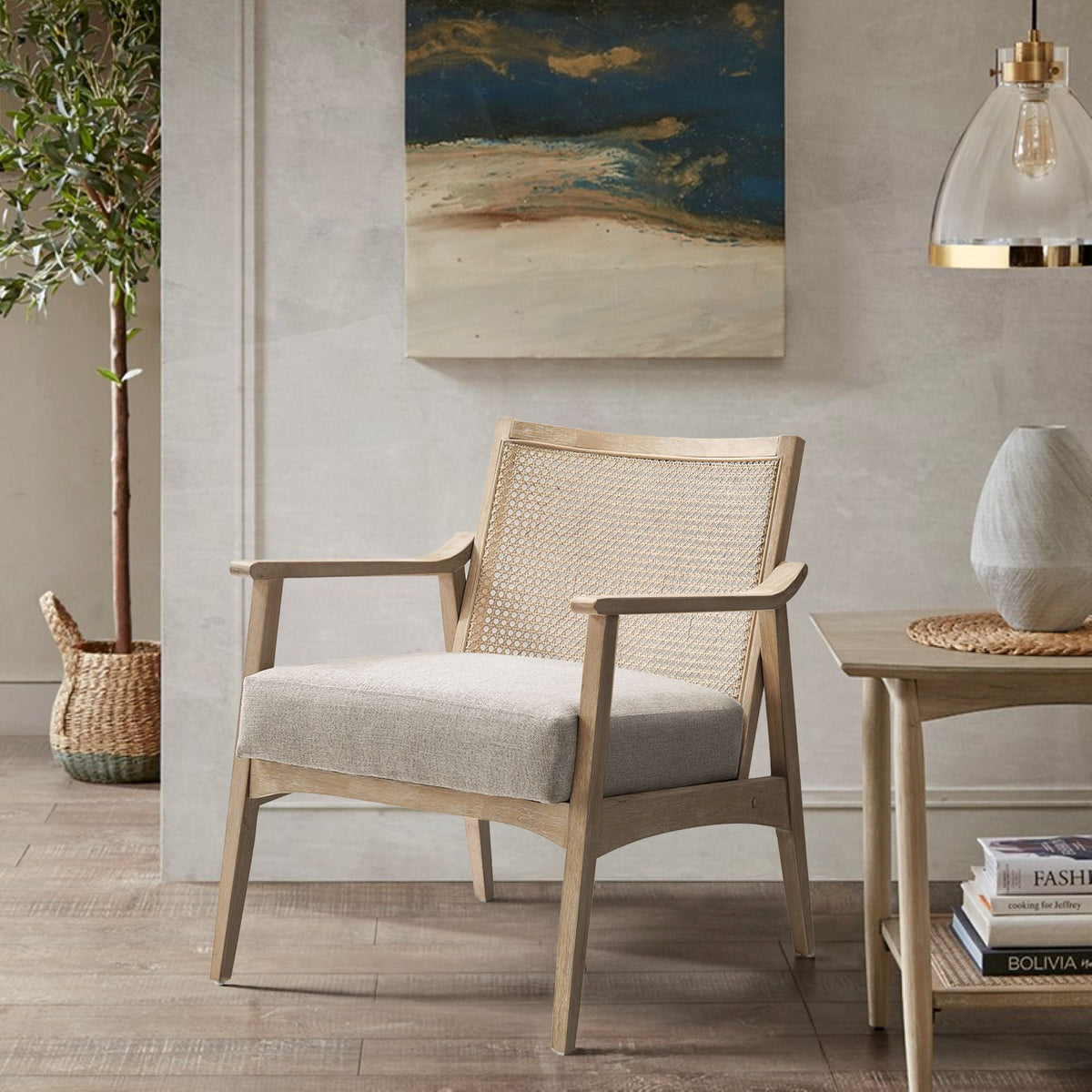 Kelly Accent Chair - Taupe