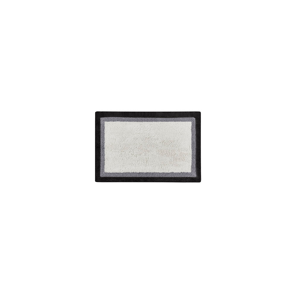 Amherst Cotton Tufted Bath Rug - Black
