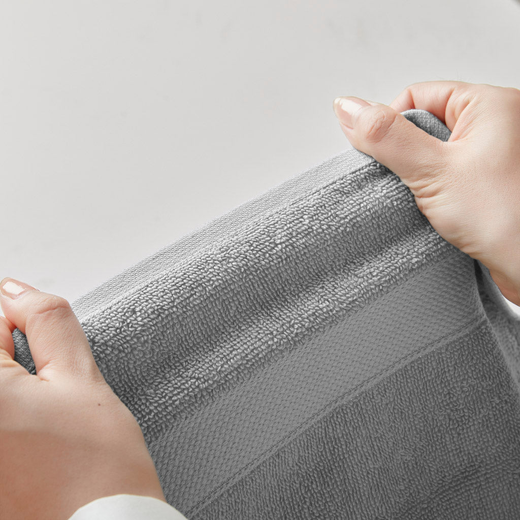 Premium Turkish Cotton 500GSM Plush Towel Set - Charcoal