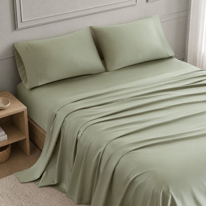 Tencel Cotton Sheets - Sage Green