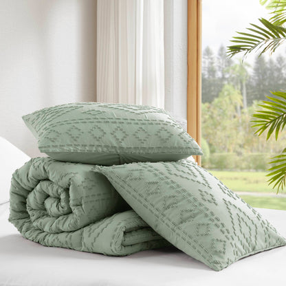 Gigi Comforter Mini Set - Sage Green