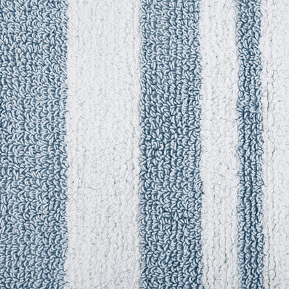 Spa Cotton Reversible Bath Rug - Blue