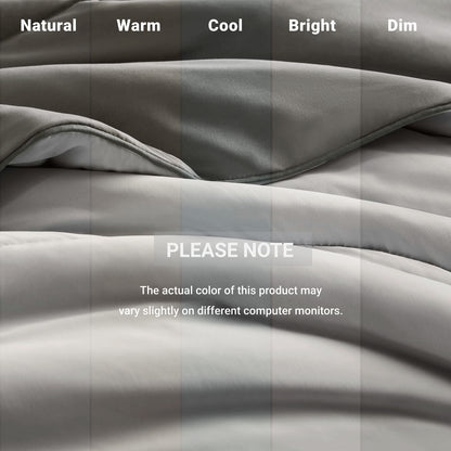 Cooling Reversible Tencel Comforter Blanket - Gray