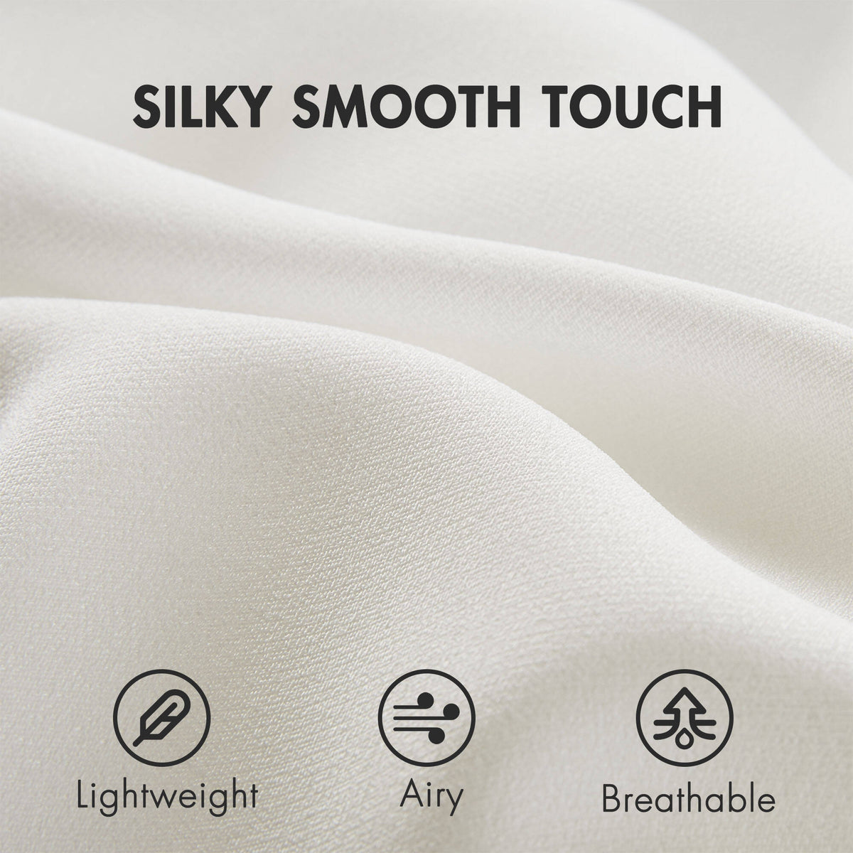 Lexus Rod Pocket with Back Tab Privacy Curtain Pair - White