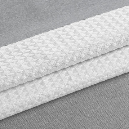 Spa Waffle Shower Curtain with 3M Treatment - Grey