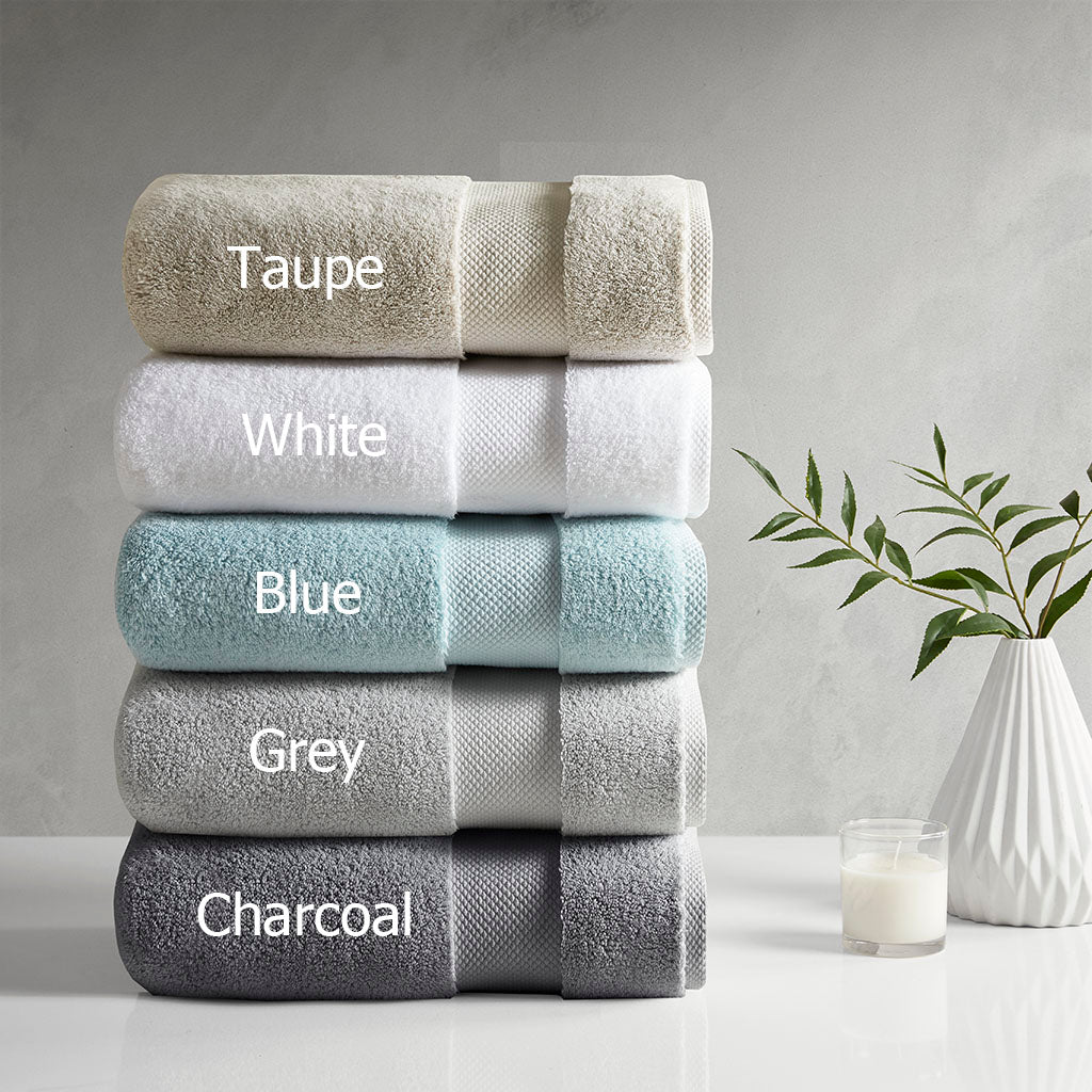 Splendor 1000gsm 100% Cotton 6 Piece Towel Set - Charcoal