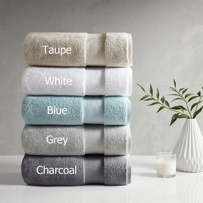 Splendor 1000gsm 100% Cotton 6 Piece Towel Set - Charcoal