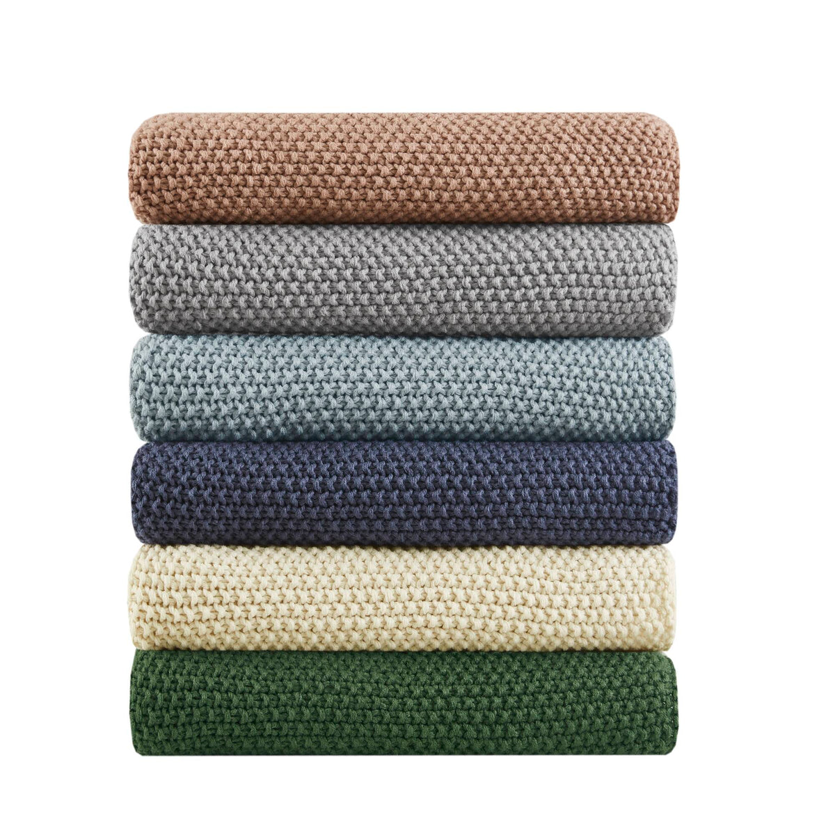 Bree Knit Throw - Ivory