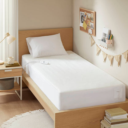 Nonwoven Heated Mattress Pad - White