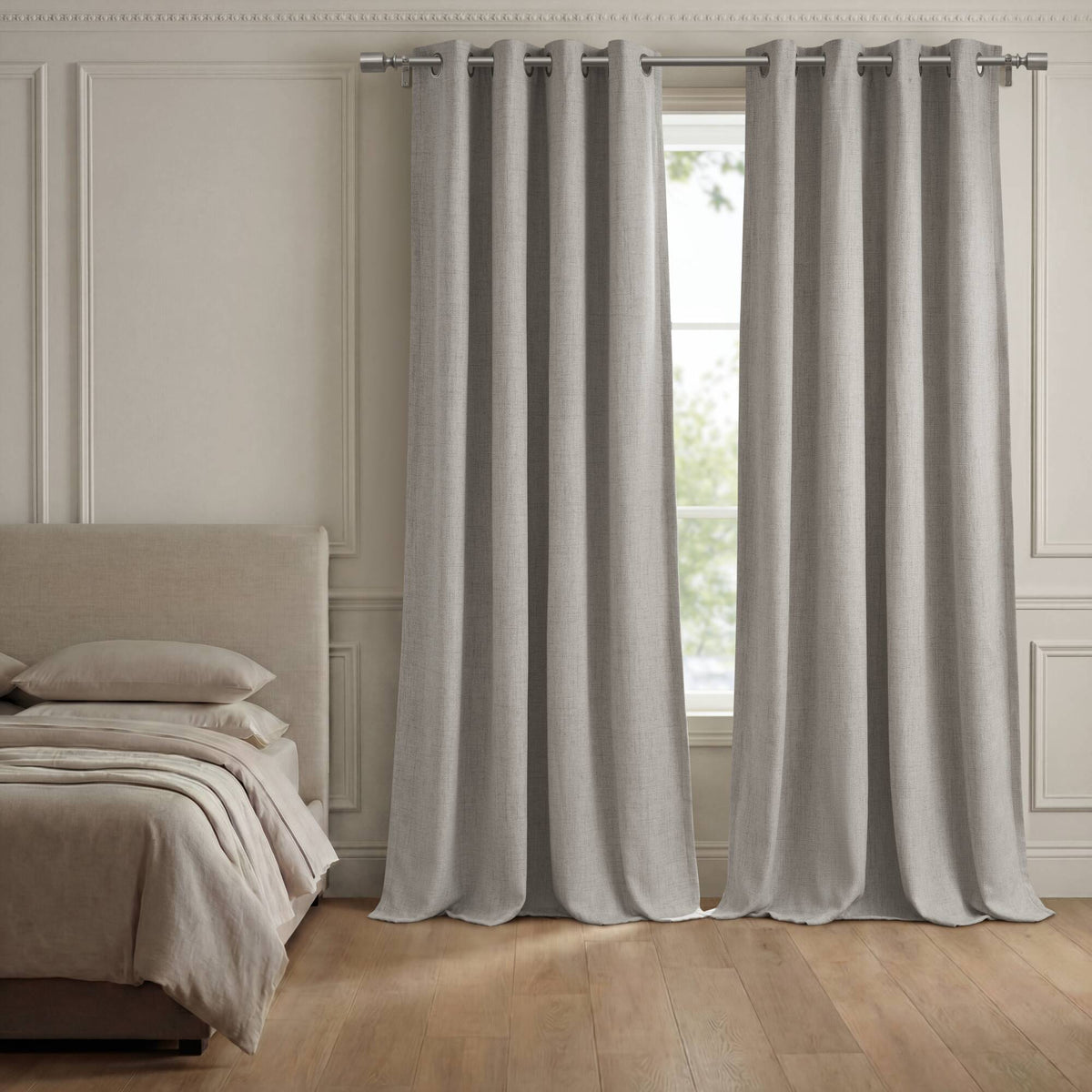 Mira Total Blackout Window Panel - Grey