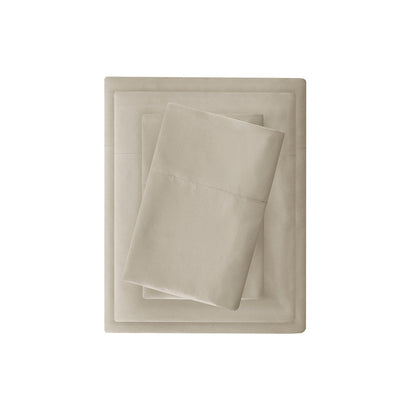 Luxurious Brushed Microfiber Deep Pocket Sheet Set - Khaki