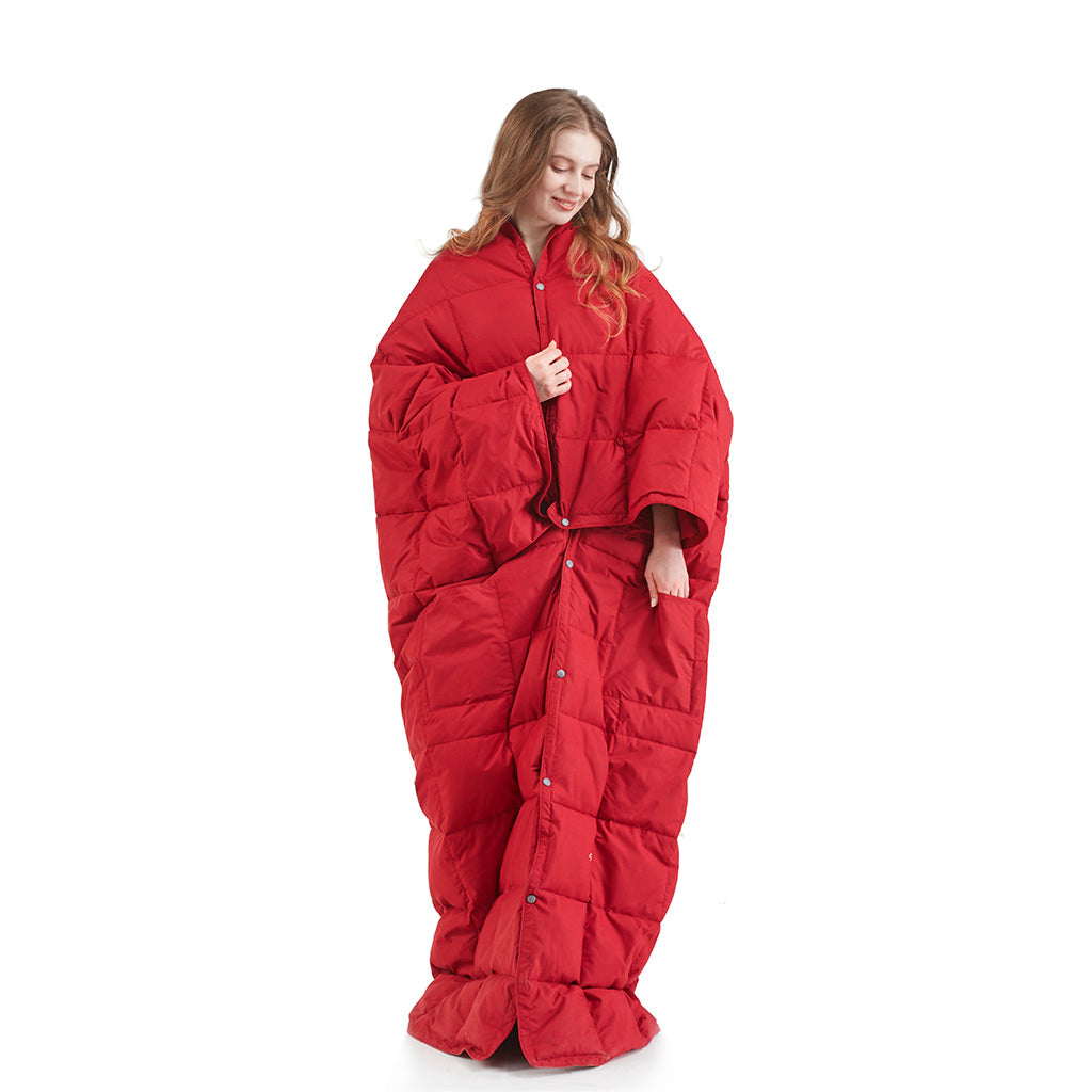 Hadly Wearable Multipurpose Throw - Red
