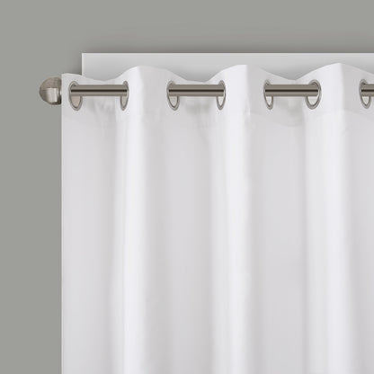 Olivia Printed Total Blackout Curtain Panel - Blue