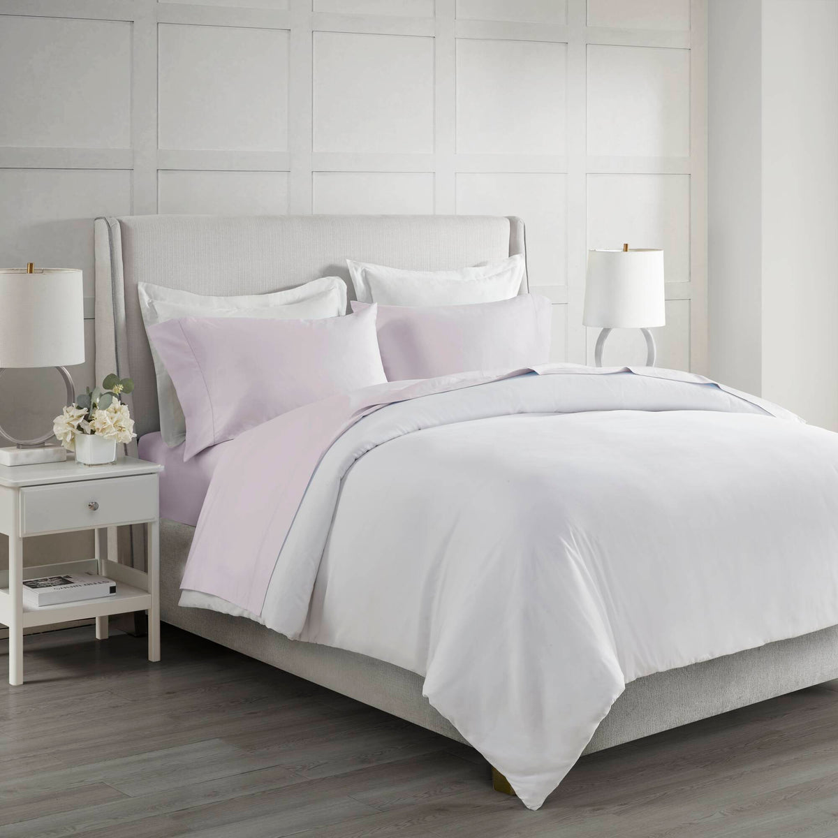 500 Thread Count Egyptian Cotton Deep Pocket Sheet Set - Lilac