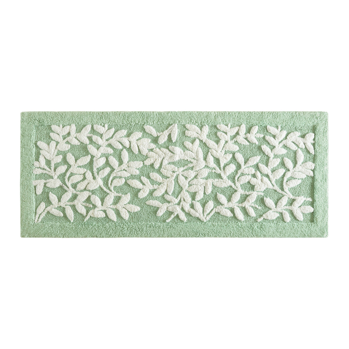 Serene Cotton Tufted Bath Rug - Sage Green