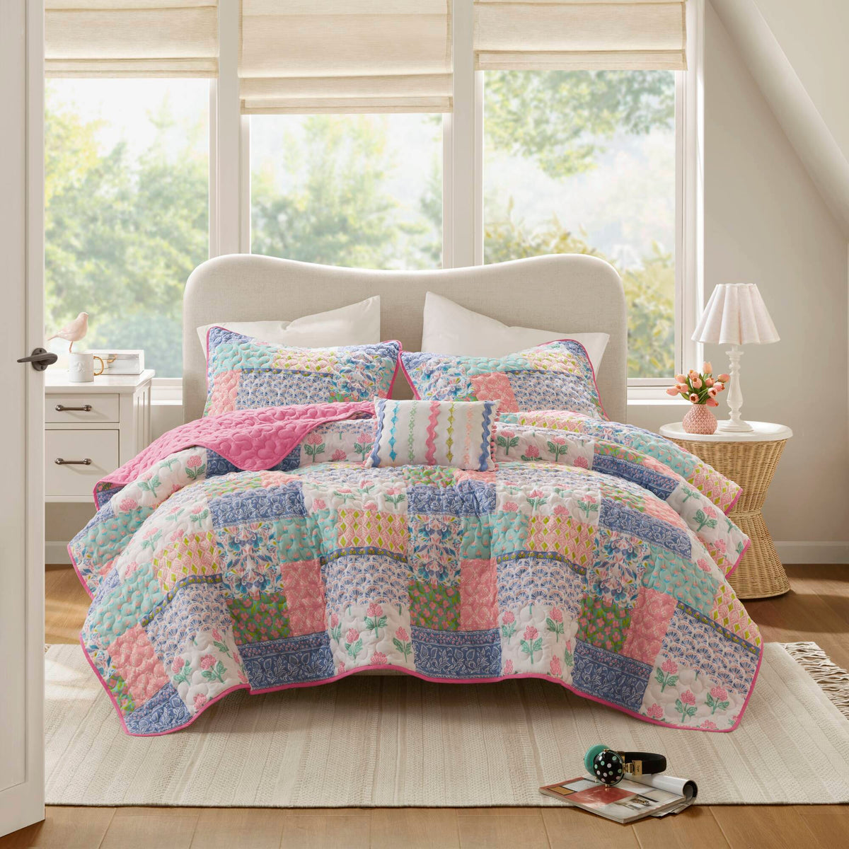 Nellie Quilt Set - Pink