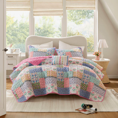 Nellie Quilt Set - Pink