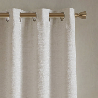 Luna Total Blackout Window Panel - Ivory
