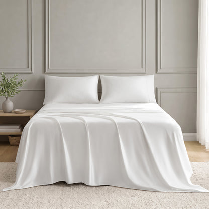 Tencel Cotton Sheets - Bright White