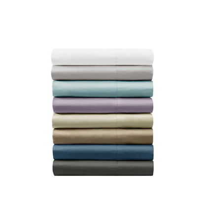 800 Thread Count Cotton Blend Sateen Sheet Set - Khaki