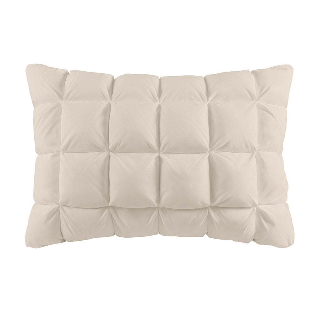 Stay Puffed Overfilled Pillow Protector Single Piece - Tan