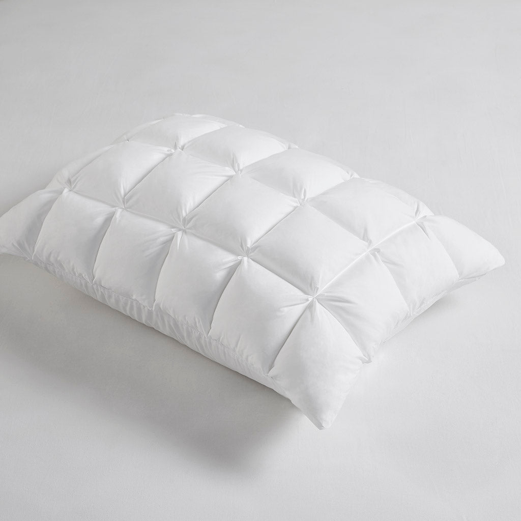 Stay Puffed Overfilled Pillow Protector Single Piece - White