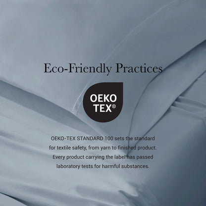 Cooling Stretch Jersey Sheet Set - Blue