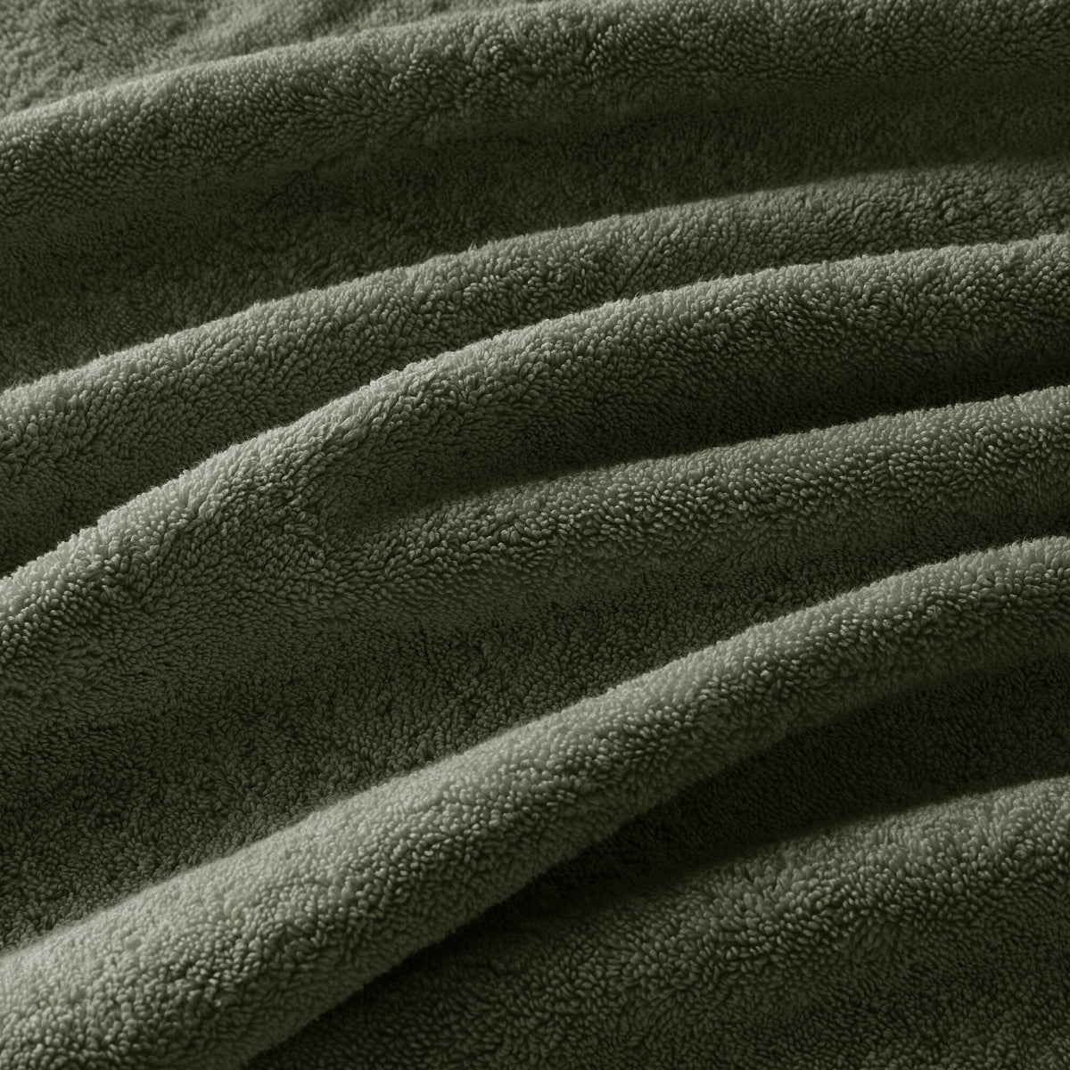 800GSM 100% Cotton 8 Piece Towel Set - Olive Green