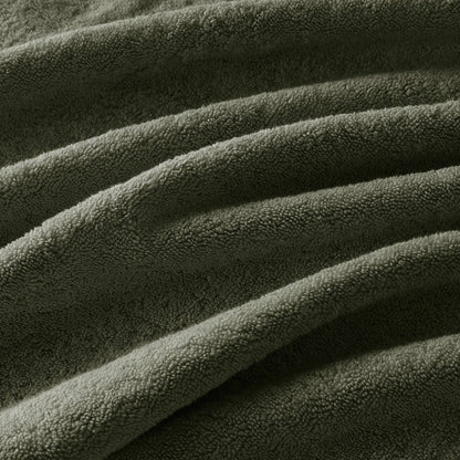 800GSM 100% Cotton 8 Piece Towel Set - Olive Green
