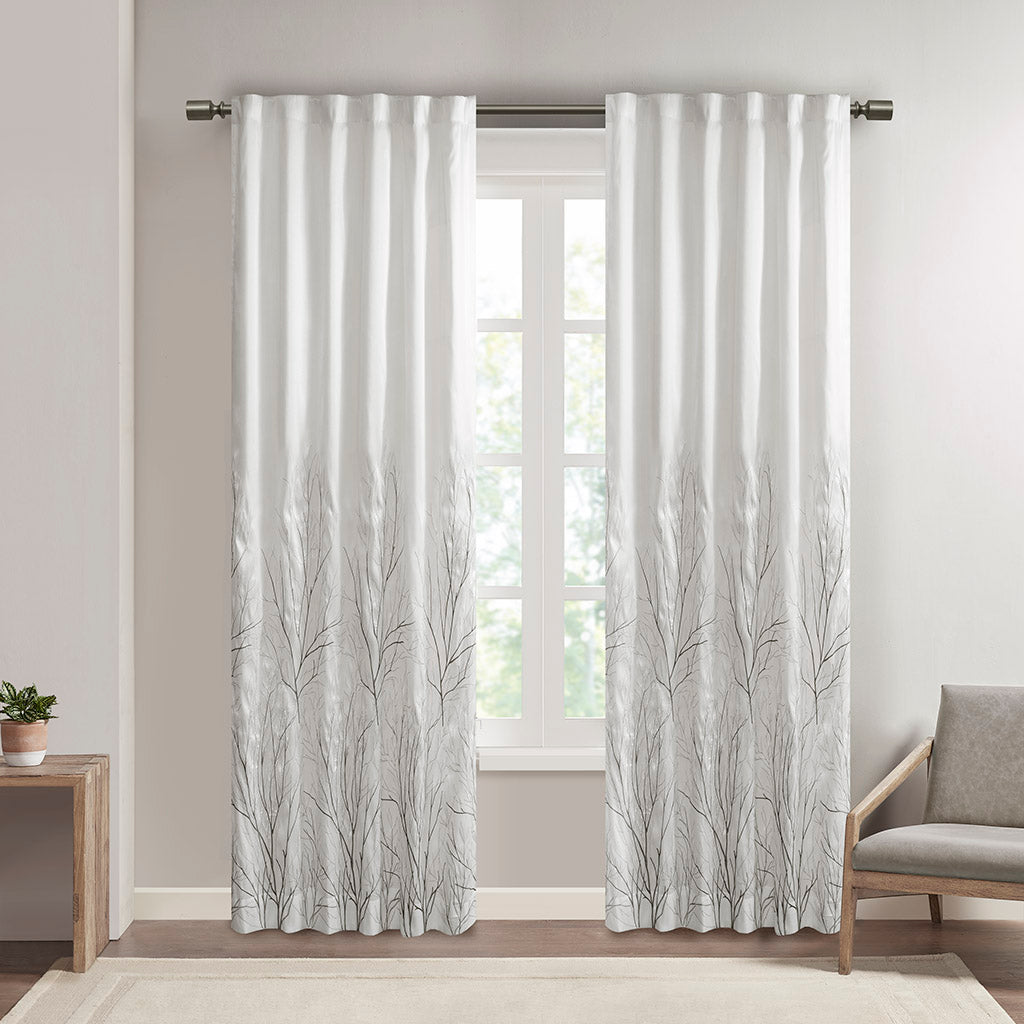 Andora Curtain Panel - White