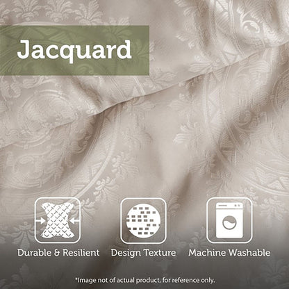 Princeton 5 Piece Reversible Jacquard Bedspread Set - Blue