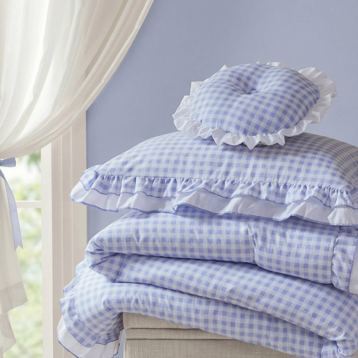 Rowena Comforter Set - Blue