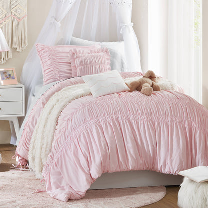 Ella Comforter Set - Pink