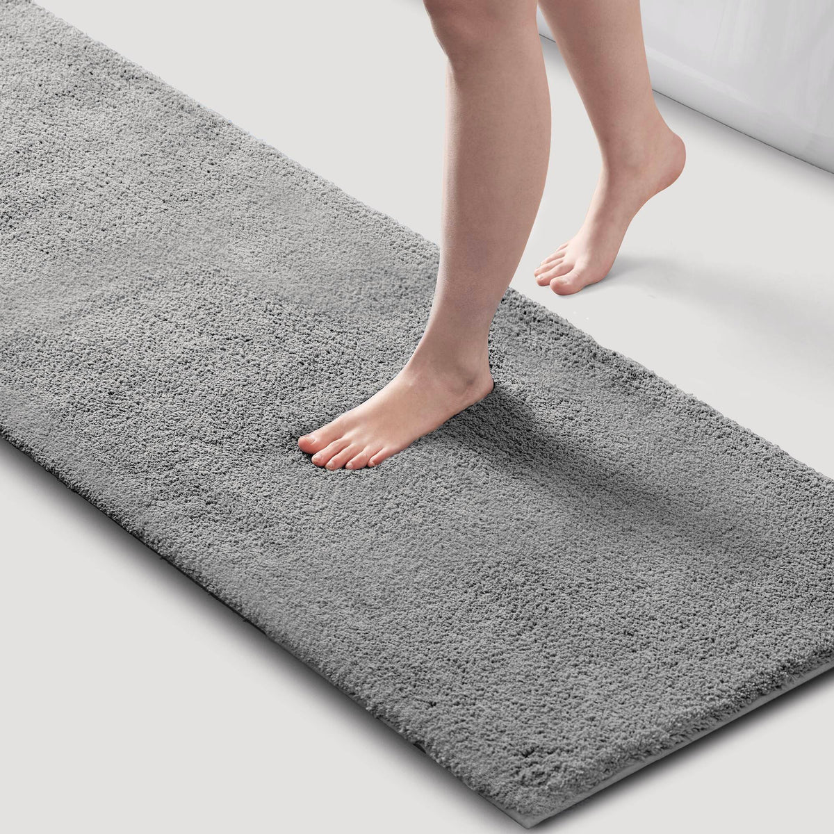 Marshmallow Bath Rug Collection - Grey