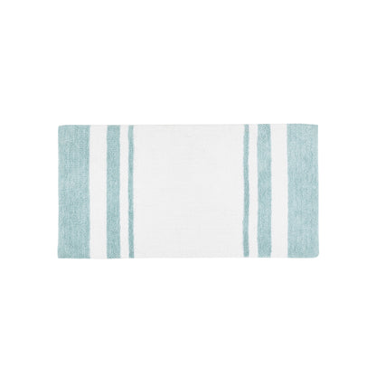 Spa Cotton Reversible Bath Rug - Aqua