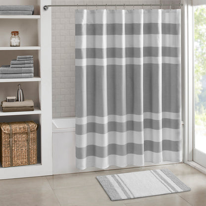 Spa Cotton Reversible Bath Rug - Grey