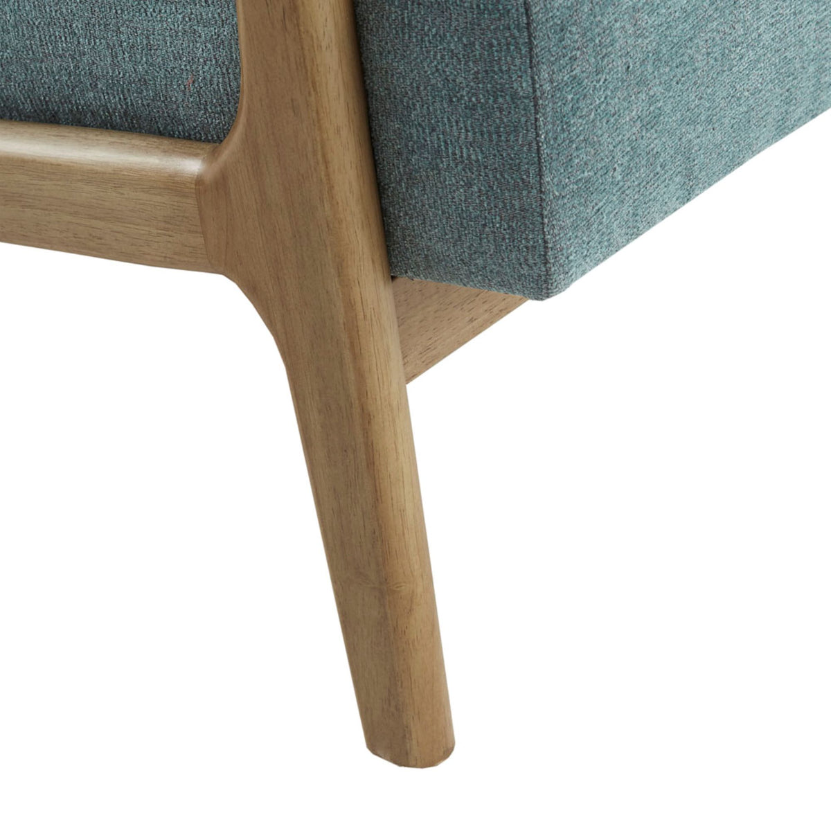 Novak Mid-Century Modern Accent Armchair - Teal