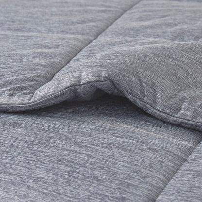 Comfort Cool Jersey Knit Oversized Down Alternative Comforter - Grey
