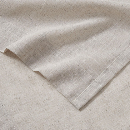 Kyler Linen Blend Light Filtering Curtain Panel Pair - Natural