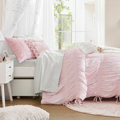 Ella Comforter Set - Pink